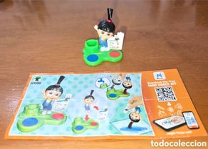 Figuras de goma Kinder: Figura kinder SD698 + bpz Agnes los minions pincel acuarelas muñeco colección minion